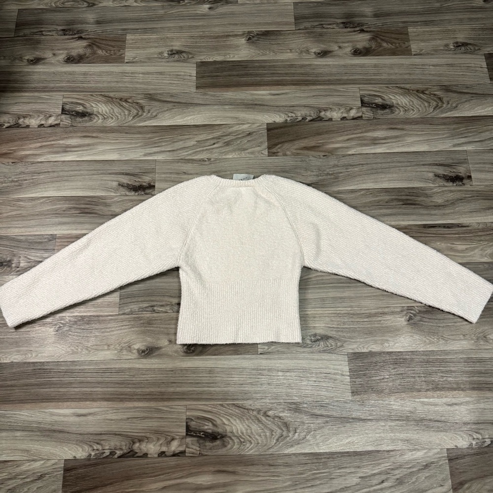ROHE Arzi Organic Cotton-Blend Knit Sweater in Off White Size 36 US 4 - Picture 8 of 12